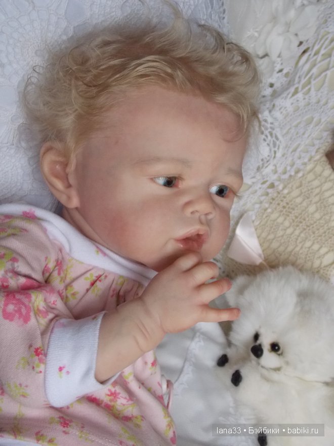 Ангелиночка, нежный ангелок, самая первая из тройняшек реборн