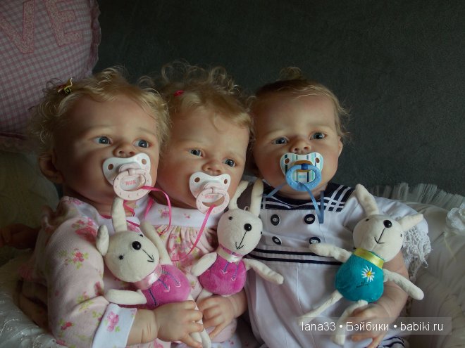 Беби-бум. Три лапочки-детки, три маленькие шкодины - Ангелиночка, Матвейка и Дуняша. Детская Светланы Матляк