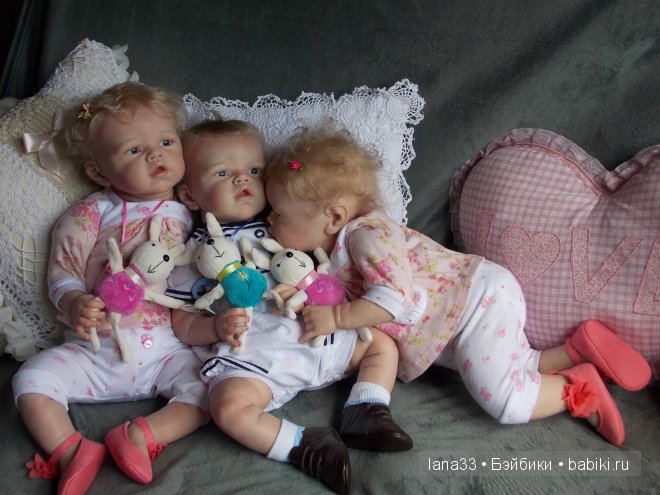 Беби-бум. Три лапочки-детки, три маленькие шкодины - Ангелиночка, Матвейка и Дуняша. Детская Светланы Матляк