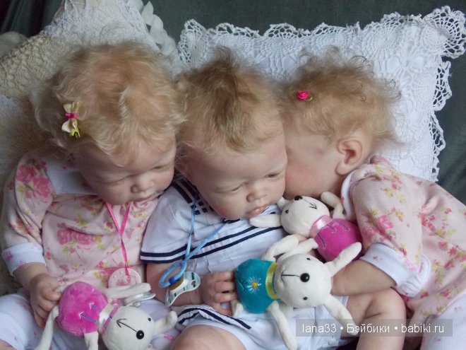 Беби-бум. Три лапочки-детки, три маленькие шкодины - Ангелиночка, Матвейка и Дуняша. Детская Светланы Матляк