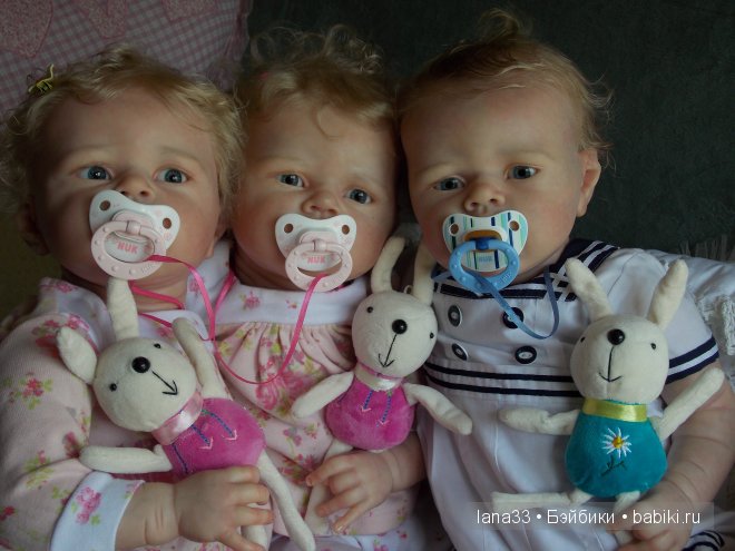 Беби-бум. Три лапочки-детки, три маленькие шкодины - Ангелиночка, Матвейка и Дуняша. Детская Светланы Матляк