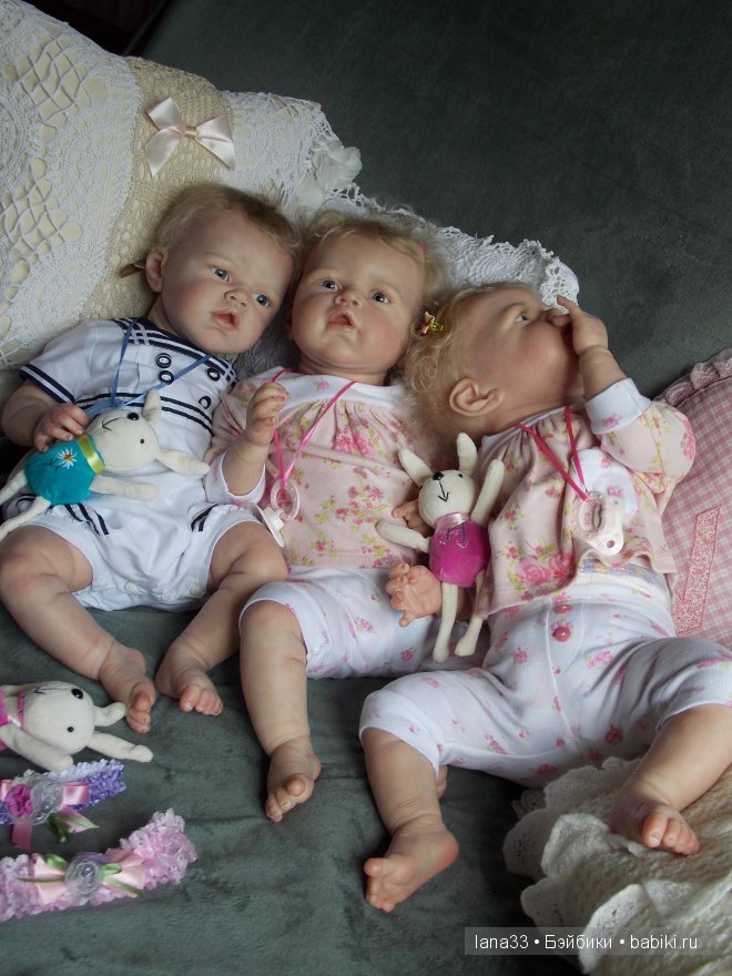 Беби-бум. Три лапочки-детки, три маленькие шкодины - Ангелиночка, Матвейка и Дуняша. Детская Светланы Матляк