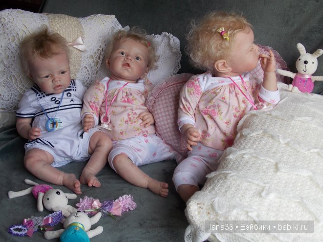 Беби-бум. Три лапочки-детки, три маленькие шкодины - Ангелиночка, Матвейка и Дуняша. Детская Светланы Матляк