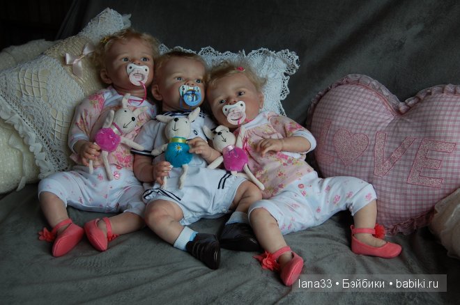 Беби-бум. Три лапочки-детки, три маленькие шкодины - Ангелиночка, Матвейка и Дуняша. Детская Светланы Матляк