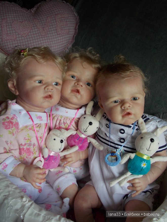 Беби-бум. Три лапочки-детки, три маленькие шкодины - Ангелиночка, Матвейка и Дуняша. Детская Светланы Матляк