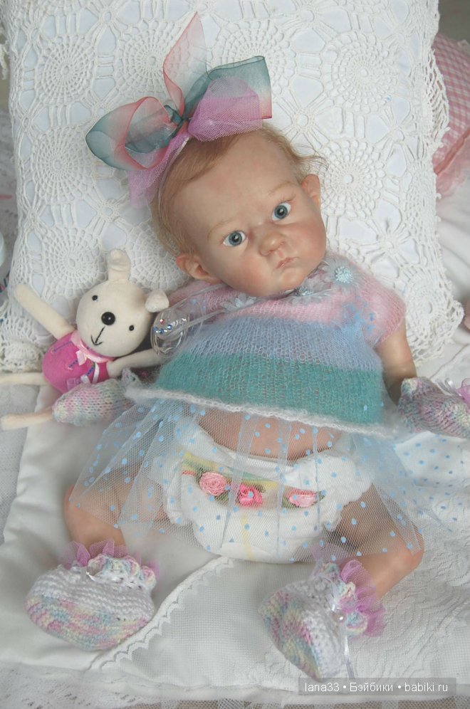 Забавный лопоушек реборн Лиззи | Бэйбики Забавный лопоушек реборн Лиззи