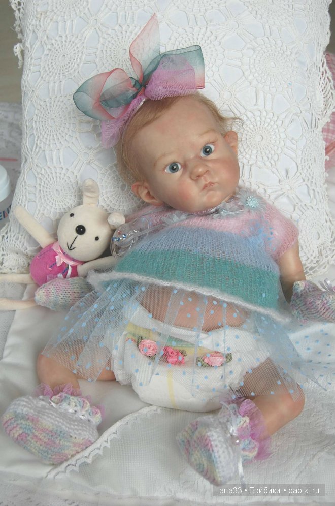 Забавный лопоушек реборн Лиззи | Бэйбики Забавный лопоушек реборн Лиззи