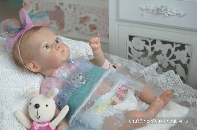 Забавный лопоушек реборн Лиззи | Бэйбики Забавный лопоушек реборн Лиззи