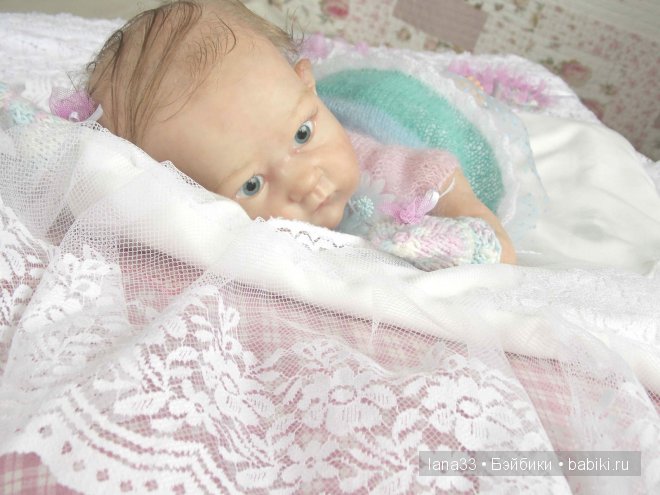 Забавный лопоушек реборн Лиззи | Бэйбики Забавный лопоушек реборн Лиззи