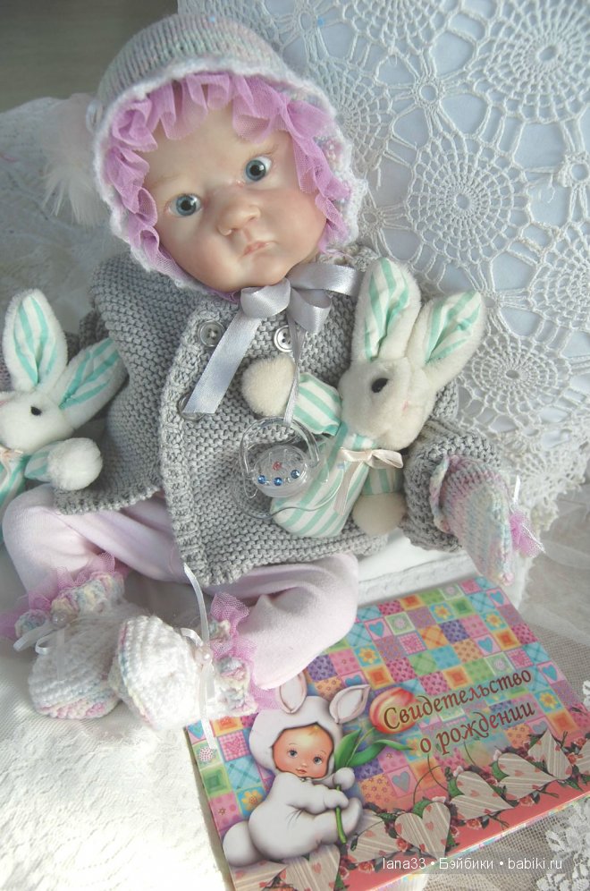 Забавный лопоушек реборн Лиззи | Бэйбики Забавный лопоушек реборн Лиззи