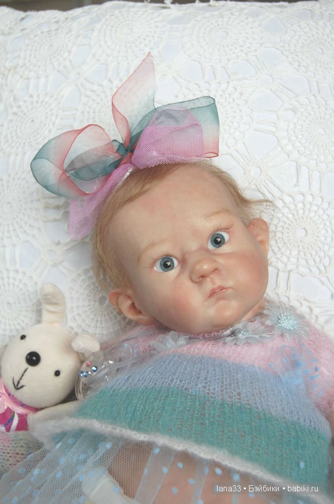 Забавный лопоушек реборн Лиззи | Бэйбики Забавный лопоушек реборн Лиззи