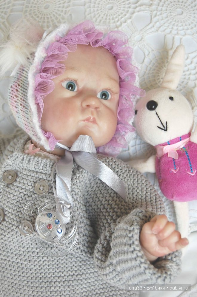 Забавный лопоушек реборн Лиззи | Бэйбики Забавный лопоушек реборн Лиззи