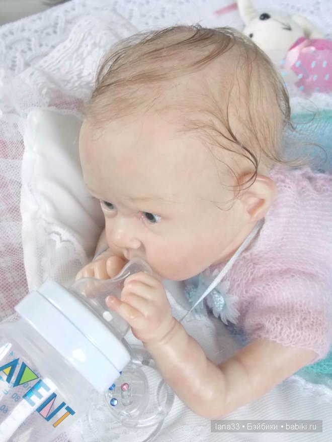 Забавный лопоушек реборн Лиззи | Бэйбики Забавный лопоушек реборн Лиззи