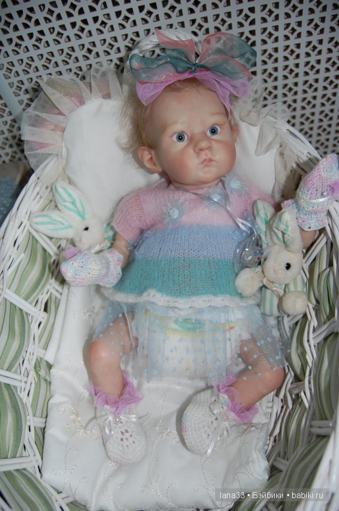 Забавный лопоушек реборн Лиззи | Бэйбики Забавный лопоушек реборн Лиззи