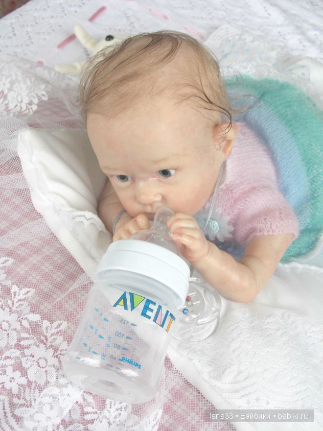 Забавный лопоушек реборн Лиззи | Бэйбики Забавный лопоушек реборн Лиззи