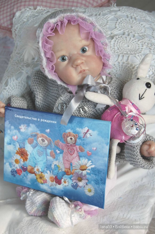 Забавный лопоушек реборн Лиззи | Бэйбики Забавный лопоушек реборн Лиззи