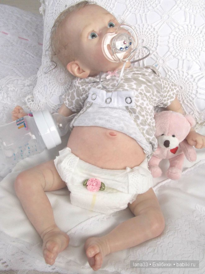 Забавный лопоушек реборн Лиззи | Бэйбики Забавный лопоушек реборн Лиззи