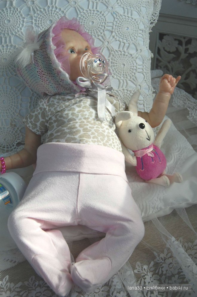 Забавный лопоушек реборн Лиззи | Бэйбики Забавный лопоушек реборн Лиззи (фото 10)