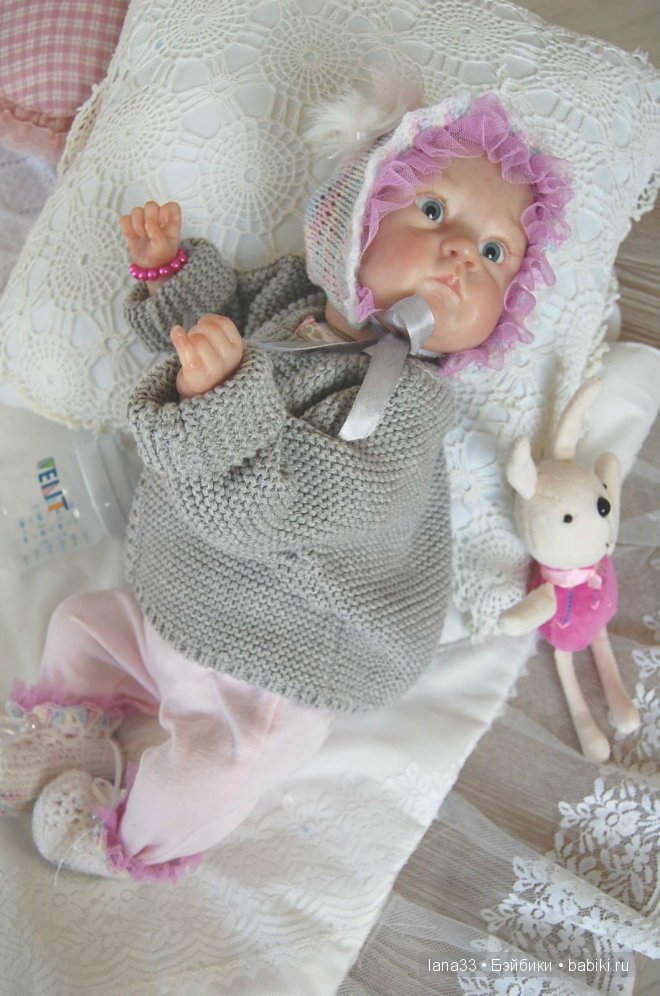 Забавный лопоушек реборн Лиззи | Бэйбики Забавный лопоушек реборн Лиззи