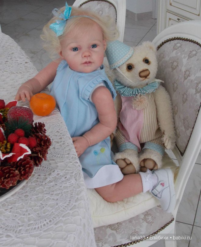 Луизочка (Louisa by Jannie de Lange). Реборн. Детская Светланы Матляк (фото 6)