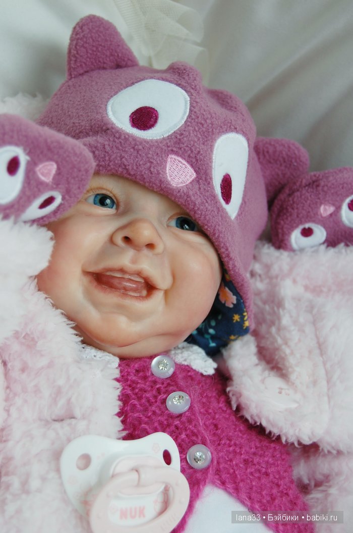 Витаминка от депрессий - Эмили из лимитированного молдика Harper Andrea Arcello. Кукла реборн Светланы Матляк