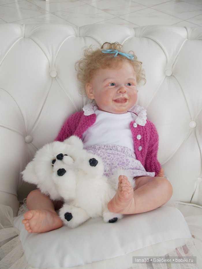 Витаминка от депрессий - Эмили из лимитированного молдика Harper Andrea Arcello. Кукла реборн Светланы Матляк