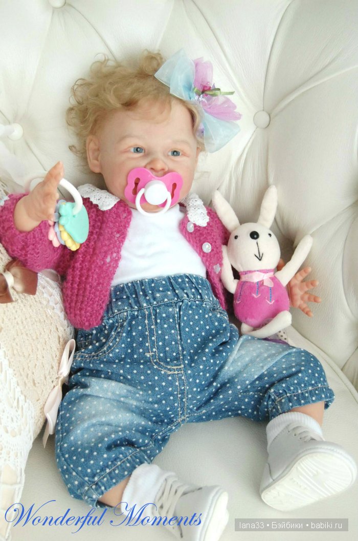 Витаминка от депрессий - Эмили из лимитированного молдика Harper Andrea Arcello. Кукла реборн Светланы Матляк