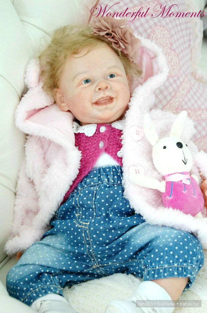 Витаминка от депрессий - Эмили из лимитированного молдика Harper Andrea Arcello. Кукла реборн Светланы Матляк