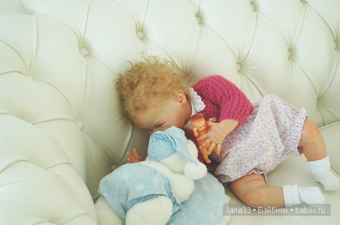 Витаминка от депрессий - Эмили из лимитированного молдика Harper Andrea Arcello. Кукла реборн Светланы Матляк