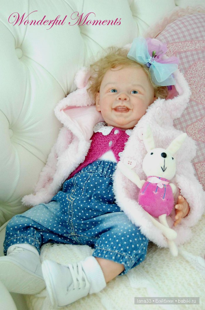 Витаминка от депрессий - Эмили из лимитированного молдика Harper Andrea Arcello. Кукла реборн Светланы Матляк