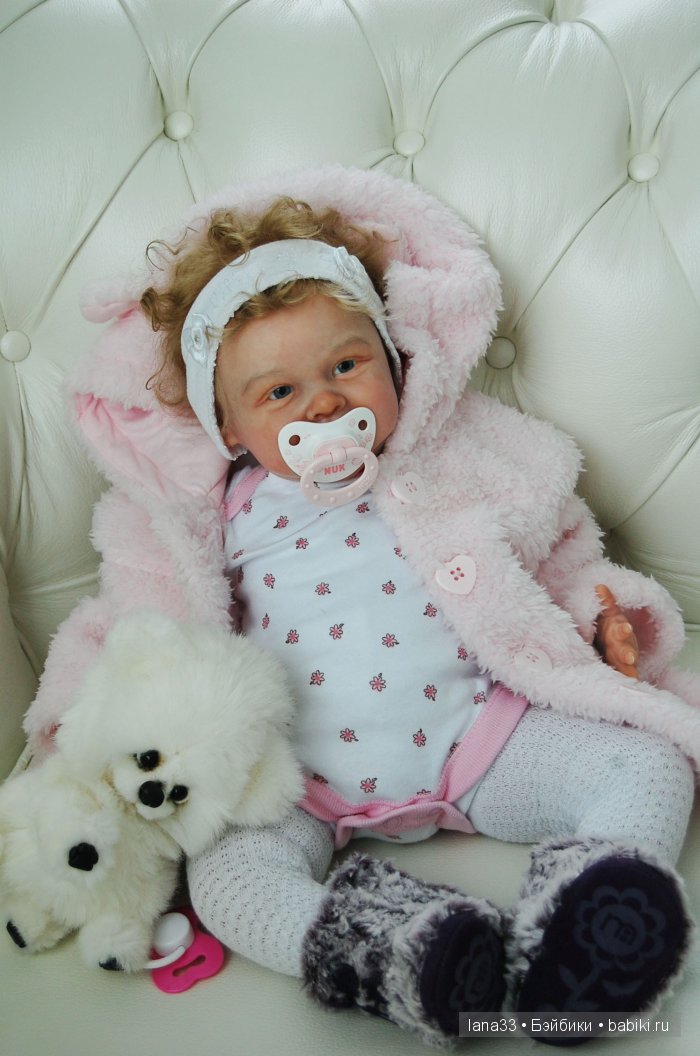 Витаминка от депрессий - Эмили из лимитированного молдика Harper Andrea Arcello. Кукла реборн Светланы Матляк