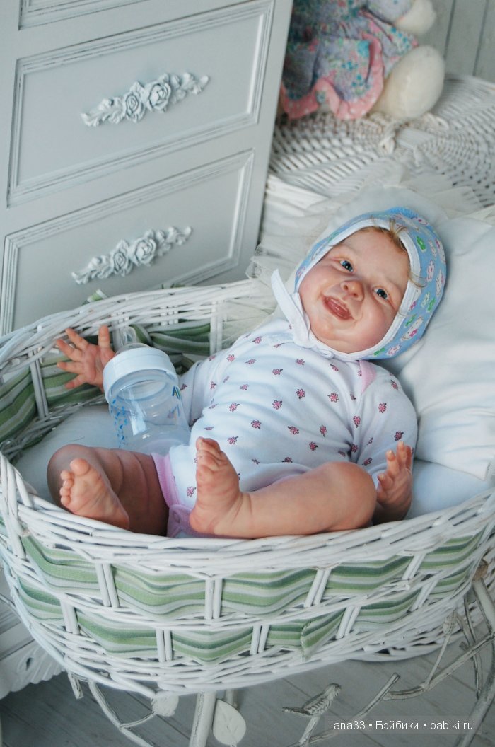 Витаминка от депрессий - Эмили из лимитированного молдика Harper Andrea Arcello. Кукла реборн Светланы Матляк