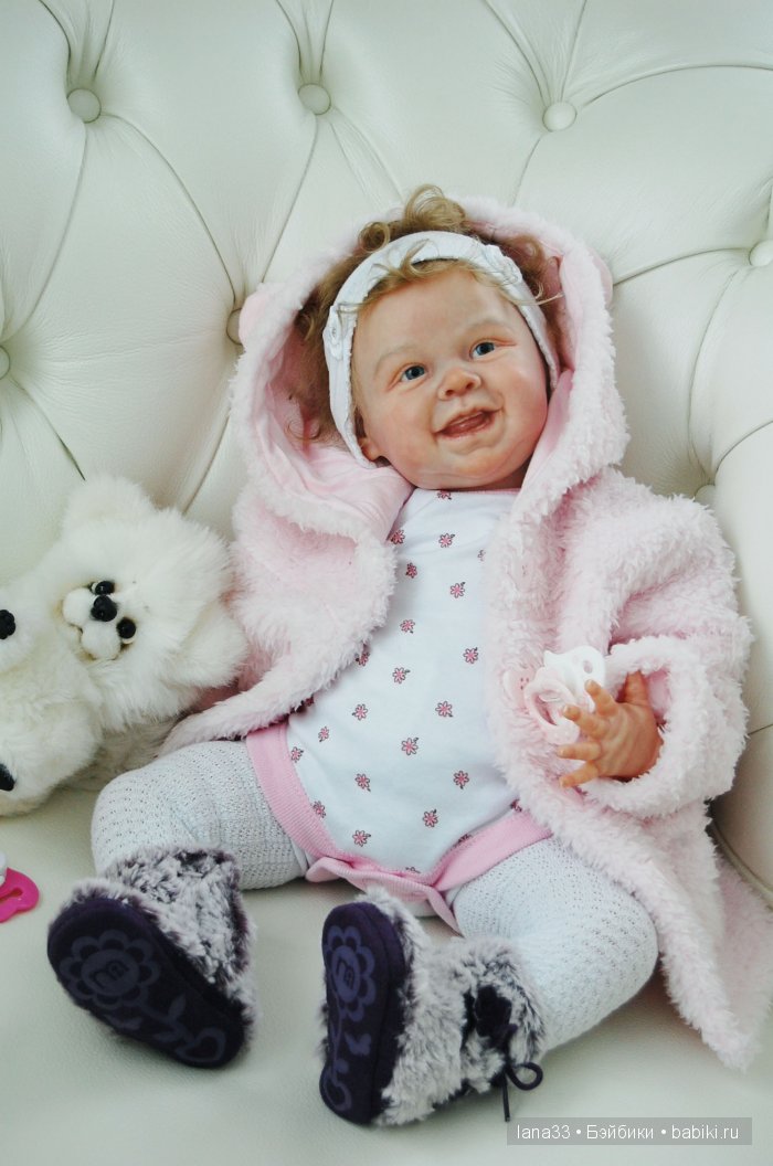 Витаминка от депрессий - Эмили из лимитированного молдика Harper Andrea Arcello. Кукла реборн Светланы Матляк