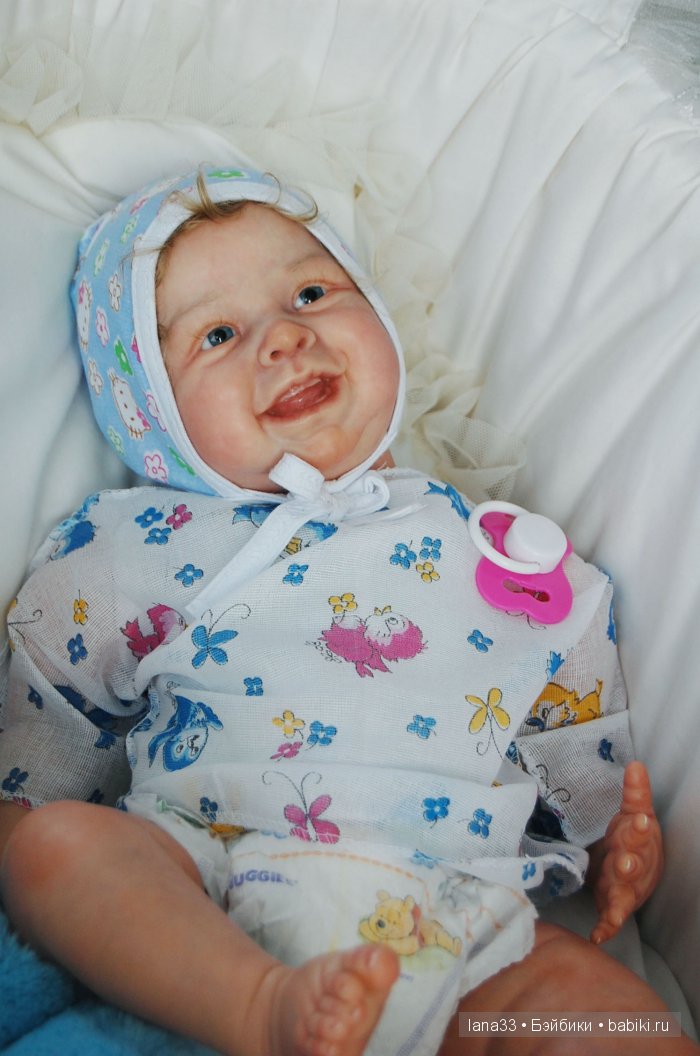 Витаминка от депрессий - Эмили из лимитированного молдика Harper Andrea Arcello. Кукла реборн Светланы Матляк