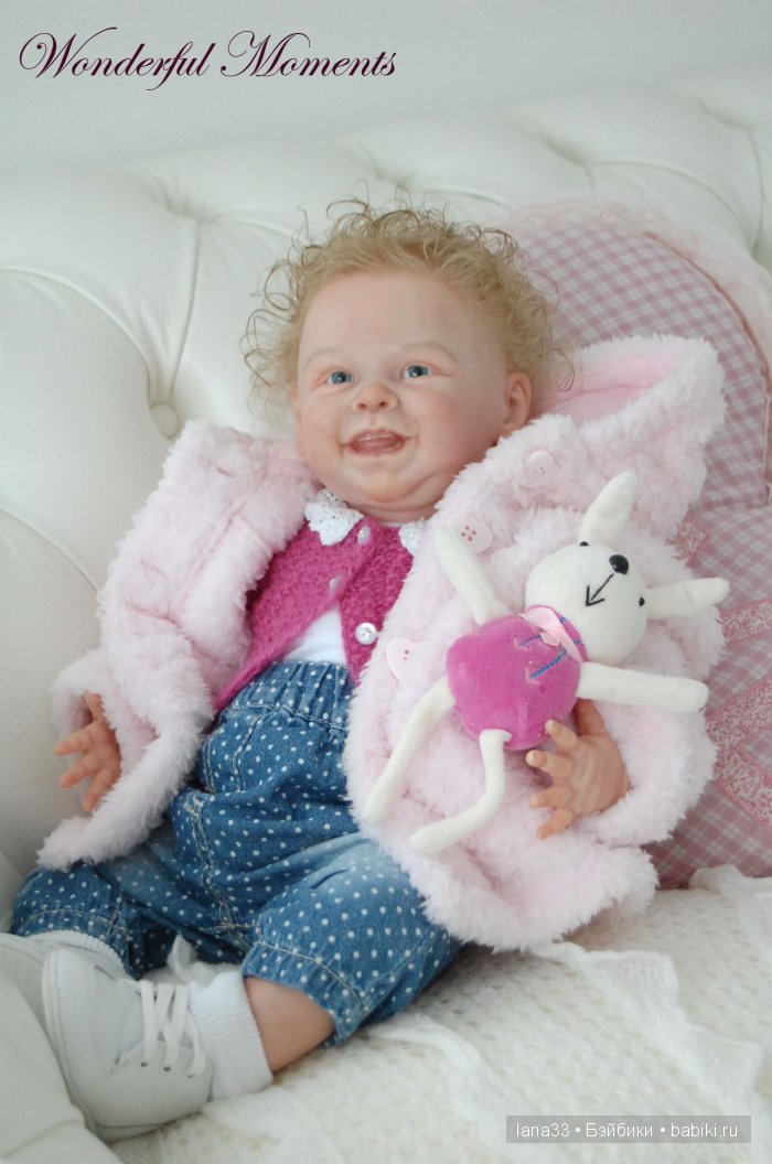 Витаминка от депрессий - Эмили из лимитированного молдика Harper Andrea Arcello. Кукла реборн Светланы Матляк