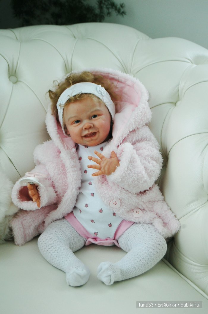 Витаминка от депрессий - Эмили из лимитированного молдика Harper Andrea Arcello. Кукла реборн Светланы Матляк