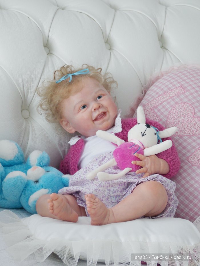 Витаминка от депрессий - Эмили из лимитированного молдика Harper Andrea Arcello. Кукла реборн Светланы Матляк