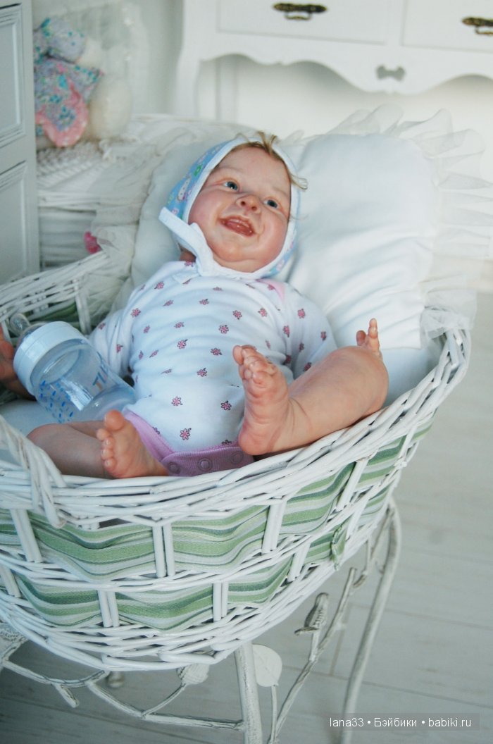 Витаминка от депрессий - Эмили из лимитированного молдика Harper Andrea Arcello. Кукла реборн Светланы Матляк