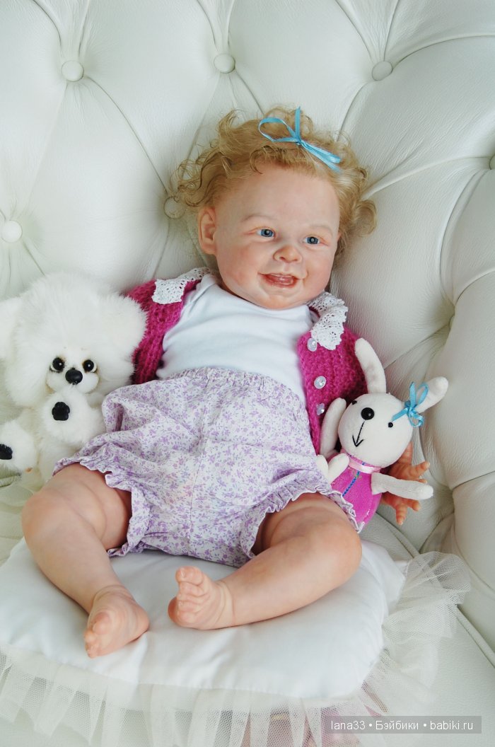 Витаминка от депрессий - Эмили из лимитированного молдика Harper Andrea Arcello. Кукла реборн Светланы Матляк