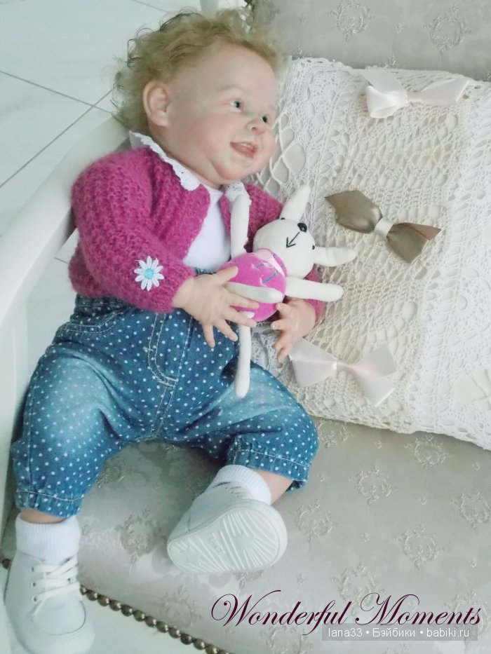 Витаминка от депрессий - Эмили из лимитированного молдика Harper Andrea Arcello. Кукла реборн Светланы Матляк