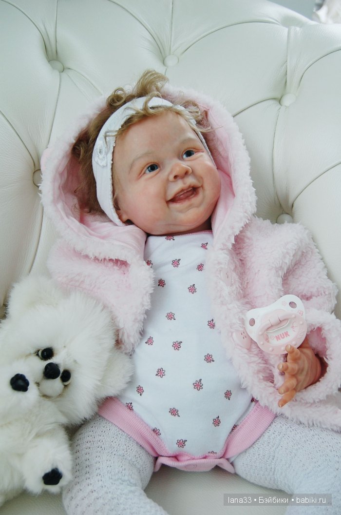 Витаминка от депрессий - Эмили из лимитированного молдика Harper Andrea Arcello. Кукла реборн Светланы Матляк