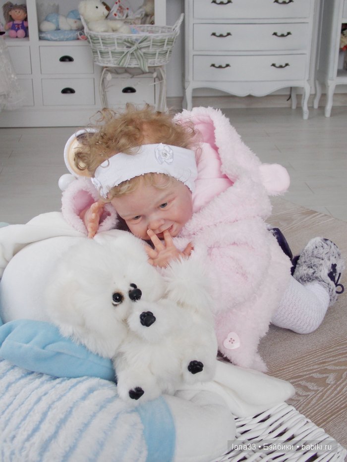 Витаминка от депрессий - Эмили из лимитированного молдика Harper Andrea Arcello. Кукла реборн Светланы Матляк