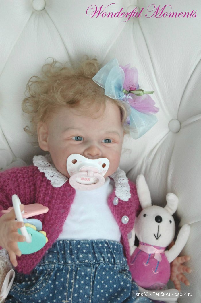 Витаминка от депрессий - Эмили из лимитированного молдика Harper Andrea Arcello. Кукла реборн Светланы Матляк