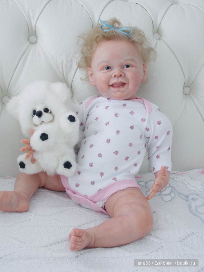 Витаминка от депрессий - Эмили из лимитированного молдика Harper Andrea Arcello. Кукла реборн Светланы Матляк