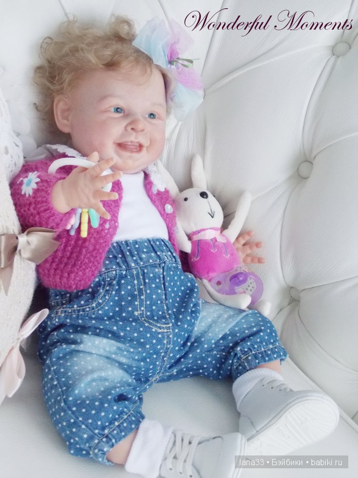 Витаминка от депрессий - Эмили из лимитированного молдика Harper Andrea Arcello. Кукла реборн Светланы Матляк