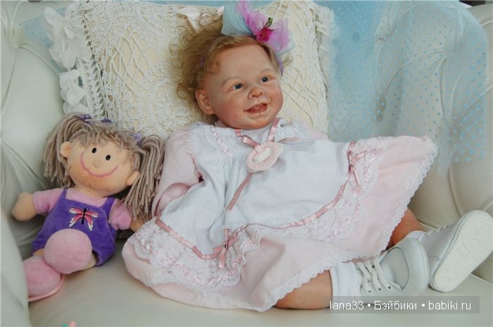 Витаминка от депрессий - Эмили из лимитированного молдика Harper Andrea Arcello. Кукла реборн Светланы Матляк (фото 5)