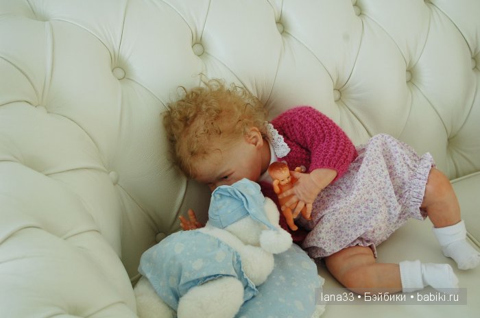 Витаминка от депрессий - Эмили из лимитированного молдика Harper Andrea Arcello. Кукла реборн Светланы Матляк