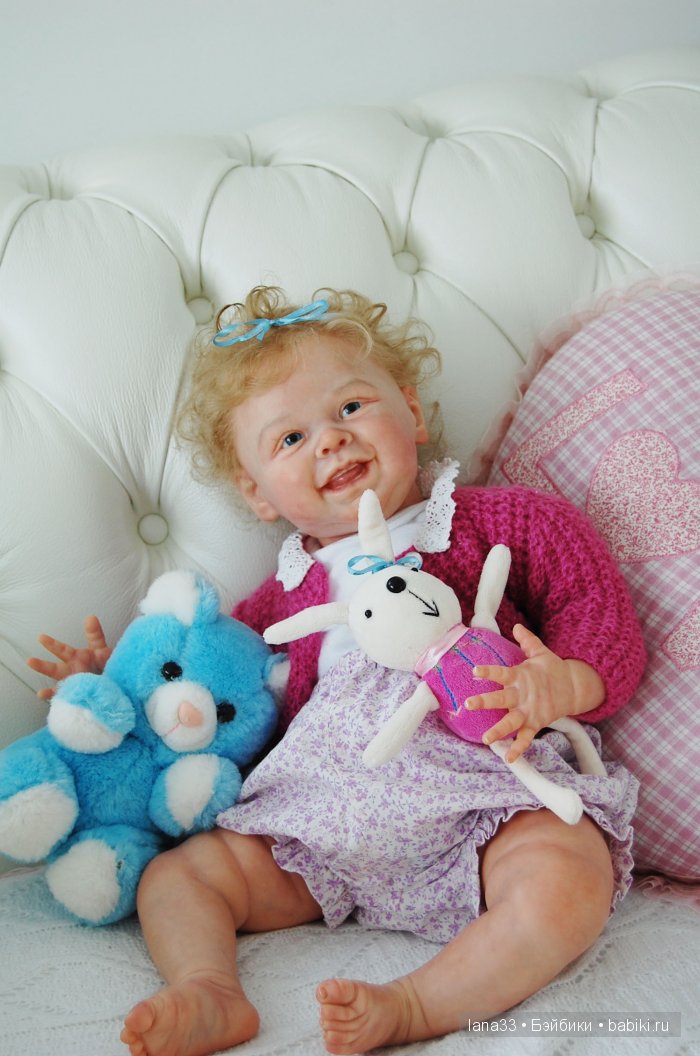 Витаминка от депрессий - Эмили из лимитированного молдика Harper Andrea Arcello. Кукла реборн Светланы Матляк