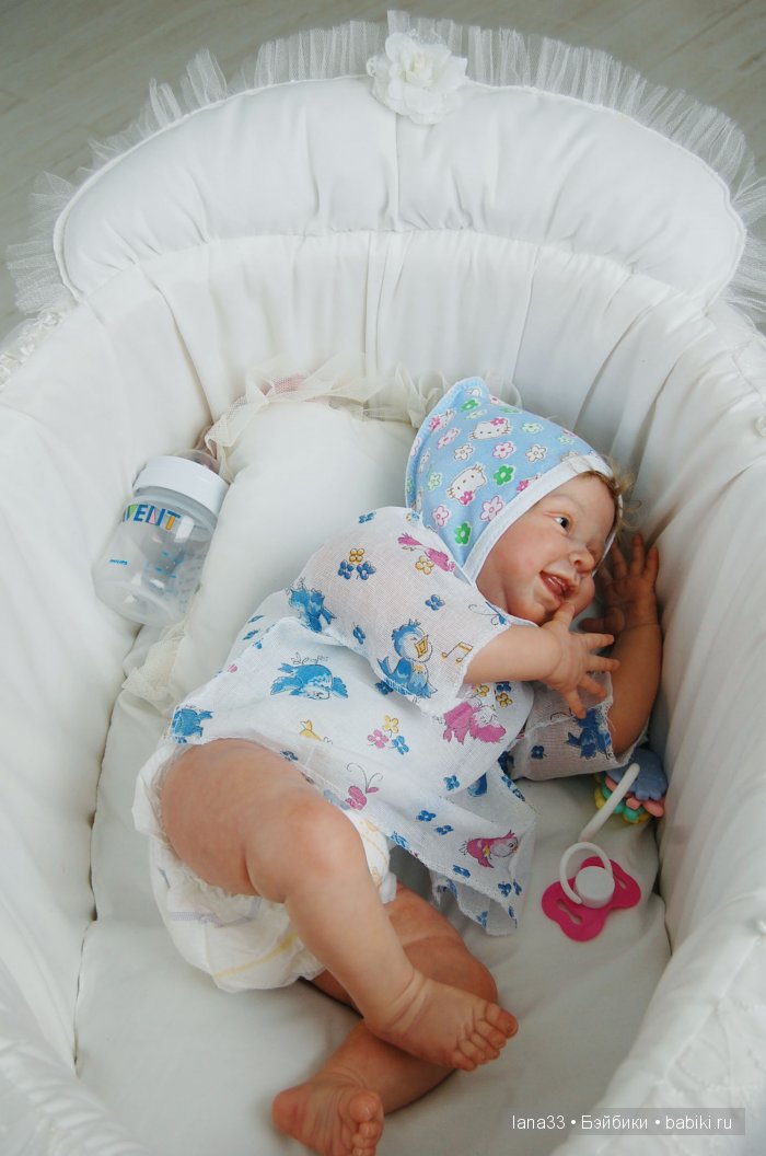 Витаминка от депрессий - Эмили из лимитированного молдика Harper Andrea Arcello. Кукла реборн Светланы Матляк