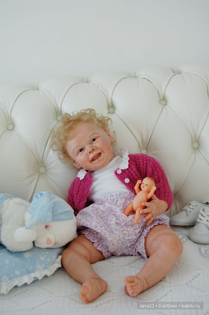 Витаминка от депрессий - Эмили из лимитированного молдика Harper Andrea Arcello. Кукла реборн Светланы Матляк